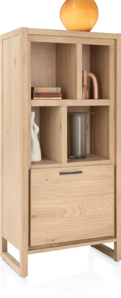 Nystead, bergkast small - 70 cm - 1-deur + 4-niches