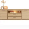 Nystead, dressoir 180 cm. - 2-deuren + 2-laden + 1-niche (+ LED)