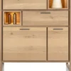 Nystead, highboard 125 cm. - 2-deuren + 1-lade + 1-klep + 2-niches (+ LED)
