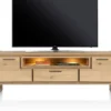 Nystead, lowboard 170 cm. - 2-deuren + 1-lade + 1-niche (+ LED)