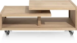 Nystead, salontafel 120 x 60 cm. inclusief pootjes + wieltjes