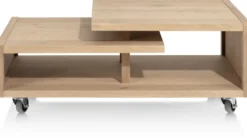 Nystead, salontafel 120 x 60 cm. inclusief pootjes + wieltjes