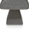 Oskar, salontafel 60 x 60 cm - HPL - Onyx