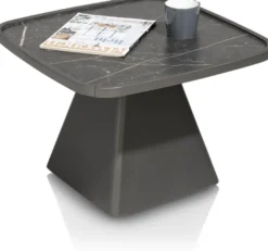 Oskar, salontafel 60 x 60 cm - HPL - Onyx