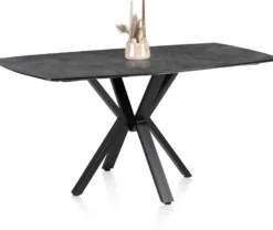 Palace, bartafel 180 x 110 cm - centrale poot (hoogte: 92 cm) - Antraciet