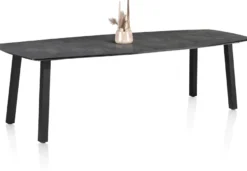 Palace, bartafel 240 x 115 cm - 4-poten (hoogte: 92 cm) - Antraciet
