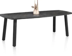 Palace, bartafel 210 x 110 cm - 4-poten (hoogte: 92 cm) - Antraciet