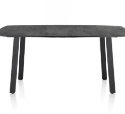 Palace, bartafel 180 x 110 cm - 4-poten (hoogte: 92 cm) - Antraciet