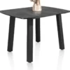 Palace, eetkamertafel rond 150 x 120 cm - 4-poten - Antraciet