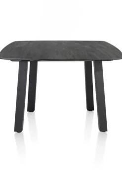 Palace, eetkamertafel rond 150 x 120 cm - 4-poten - Antraciet