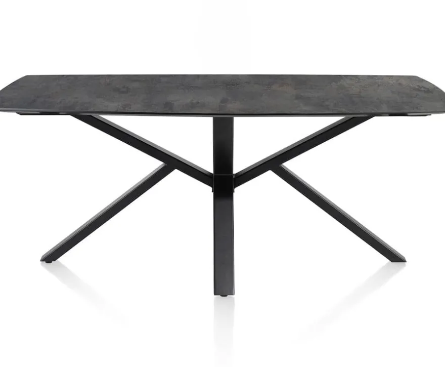 Palace, eetkamertafel 240 x 115 cm - centrale poot - Antraciet