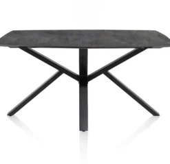 Palace, eetkamertafel 210 x 110 cm - centrale poot - Antraciet