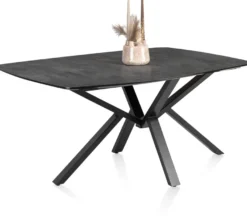 Palace, eetkamertafel 180 x 110 cm - centrale poot - Antraciet
