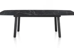 Palace, uitschuiftafel 190 (+ 60) x 110 cm - 4-poten - Onyx