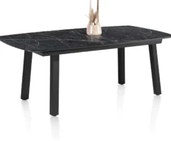 Palace, uitschuiftafel 190 (+ 60) x 110 cm - 4-poten - Onyx