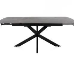 Pavalon, uitschuiftafel 140 (+ 50) x 100 cm - Antraciet