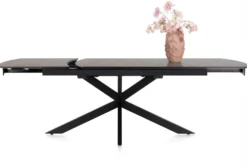 Pavalon, uitschuiftafel 200 (+ 78) x 100 cm - Antraciet