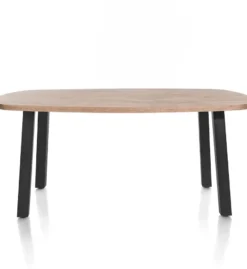Pavarotti, eetkamertafel 180 x 108 cm - 4-poot - metaal - tafelpoten (4) metaal