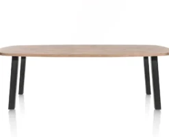 Pavarotti, eetkamertafel 240 x 108 cm - 4-poot - metaal - tafelpoten (4) metaal