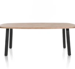 Pavarotti, eetkamertafel 210 x 108 cm - 4-poot - metaal - tafelpoten (4) metaal