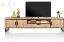 Pavarotti, lowboard 240 cm - 3-deuren + 1-lade + 1-niche (+ LED)