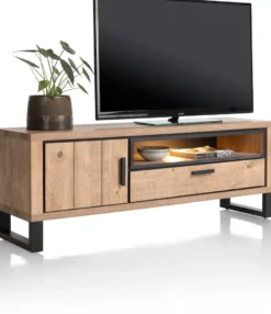 Pavarotti, lowboard 150 cm - 1-deur + 1-lade + 1-niche (+ LED)