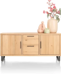 Pavie, dressoir 175 cm - 2-deuren + 2-laden - natural