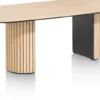 Pavie, eetkamertafel - ovaal - 270 x 120 cm (houten poot) - natural