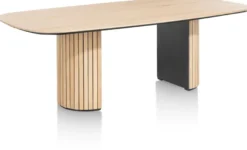 Pavie, eetkamertafel - ovaal - 270 x 120 cm (houten poot) - natural