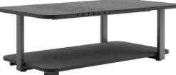 Pavie, salontafel 110 x 60 cm + 1-niche (knock-down) - castle black