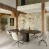Ravello, eetkamertafel 270 x 120 cm - Basalt