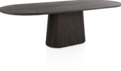 Ravello, eetkamertafel 270 x 120 cm - Basalt