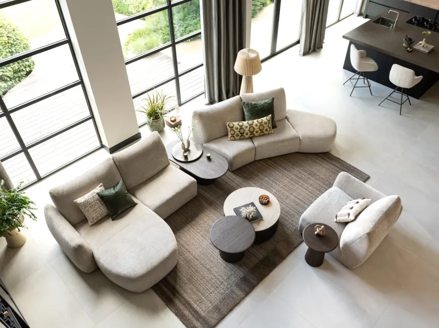 Ravello, salontafel 120 x 60 cm - Basalt