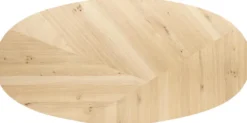 Ridgefield, eetkamertafel ellips 240 x 120 cm - natural