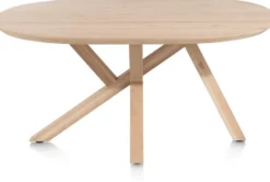 Shimla, eetkamertafel 160 x 130 cm - houten poten
