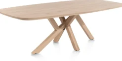 Shimla, eetkamertafel 210 x 120 cm - houten poten