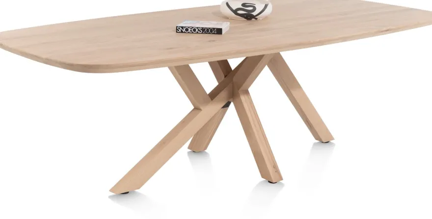 Shimla, eetkamertafel 240 x 120 cm - houten poten