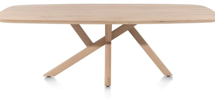 Shimla, eetkamertafel 240 x 120 cm - houten poten