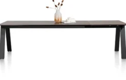 Stanford, uitschuiftafel 140 (+ 60) x 100 cm - Roest