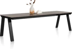 Stanford, uitschuiftafel 140 (+ 60) x 100 cm - Roest