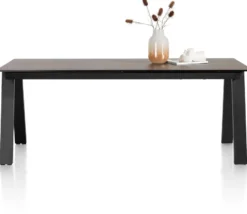 Stanford, uitschuiftafel 140 (+ 60) x 100 cm - Roest