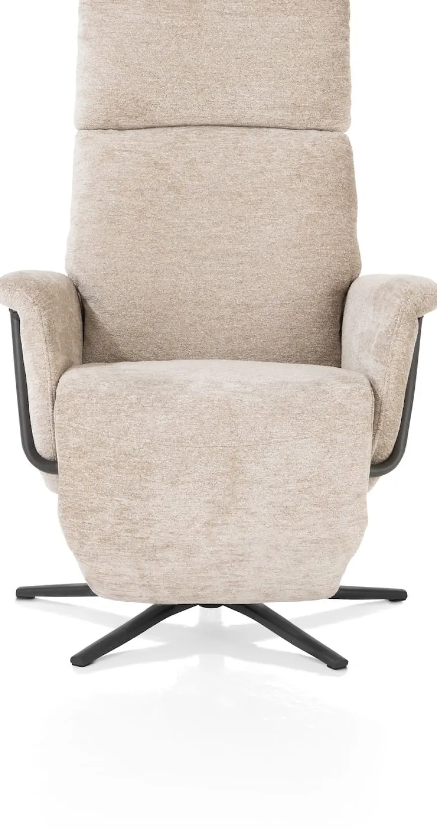 Stelvio, relax-fauteuil - 3-motoren - graphiet poot - elektrische hoofdsteun