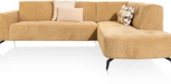Tarra, hoekbank rechts - stof Livigno - Okergeel