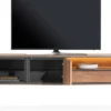 Trapani, lowboard 200 cm - 2-deuren + 1-lade + 1-niche (+ LED)