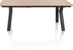 Zamora, uitschuiftafel 210 (+ 80 cm) x 100 cm - metalen poot