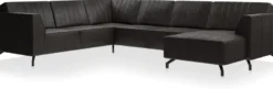 Zembla, 2 zits arm links - hoek - 2 zits zonder arm + longchair rechts